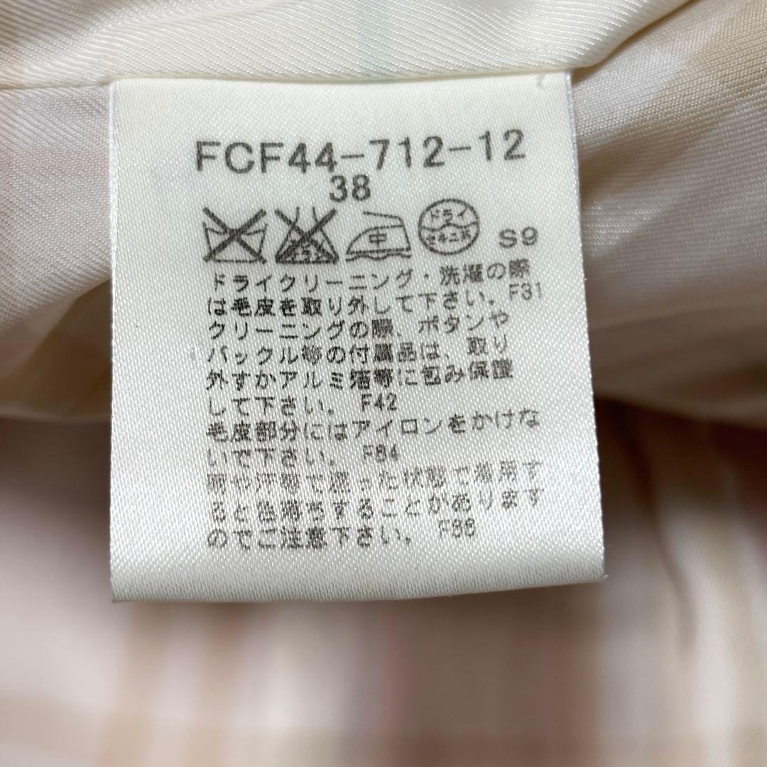 美品 BURBERRY バーバリ アンゴラ カシミヤ コート ノバチェック M