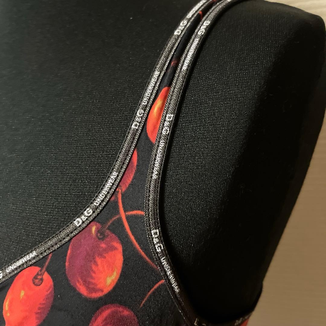 D&G ドルチェ&ガッバーナ　チェリー柄ブラレット　新品未使用　S レア