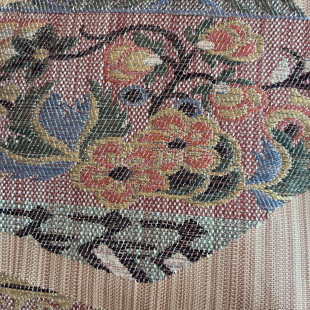 小紋　フルセット　着物　正絹　更紗　普段着物　深みカラー　大人シック　J1