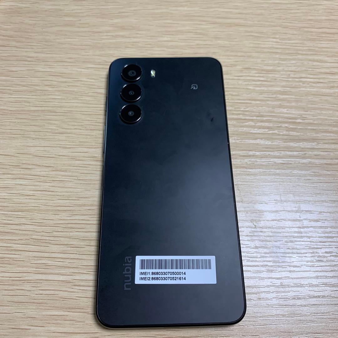 Nubia スマートフォン 本体 ブラック ⑤