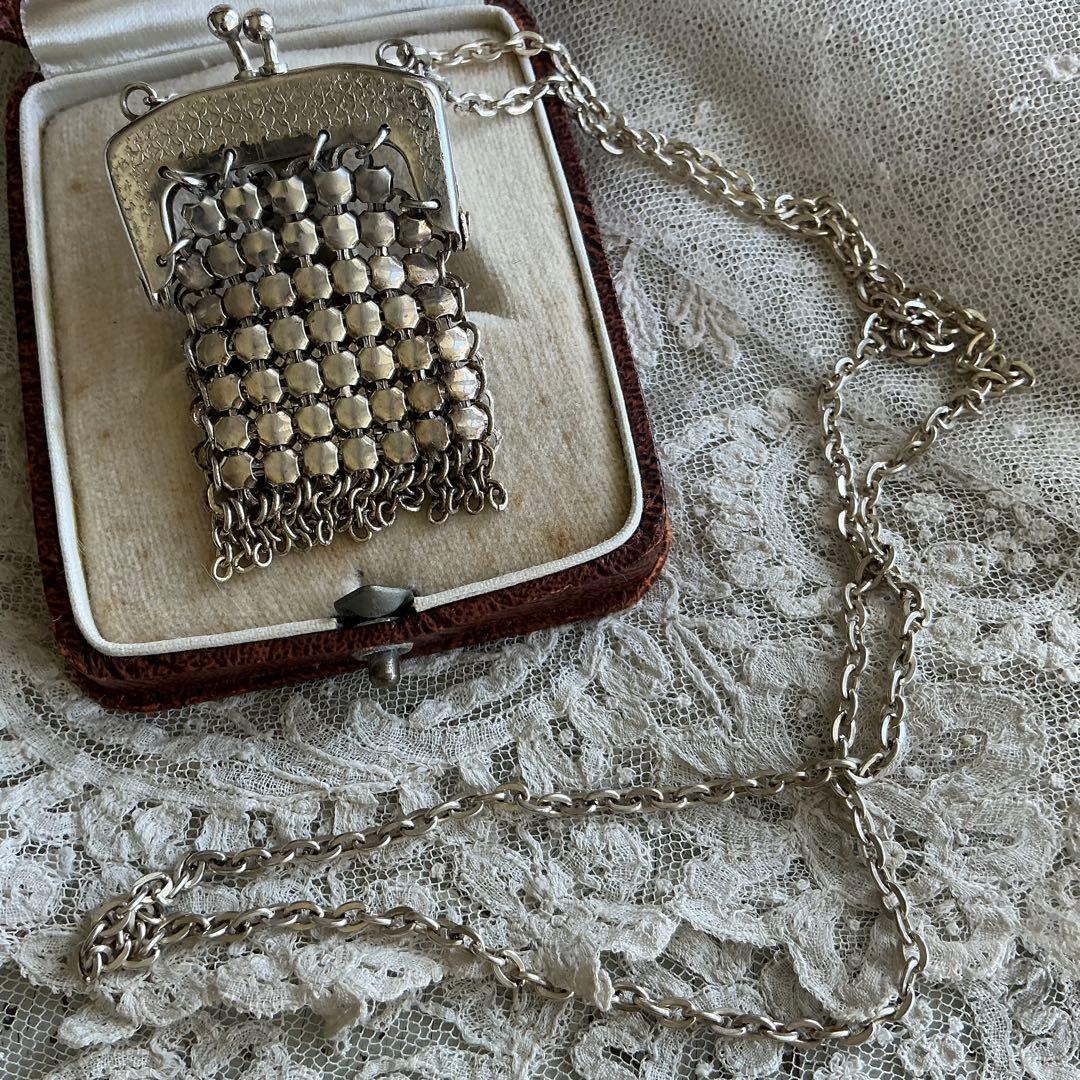 フランスアンティーク　パース　子供用　ペンダント　ミニチュア　ドール用にも