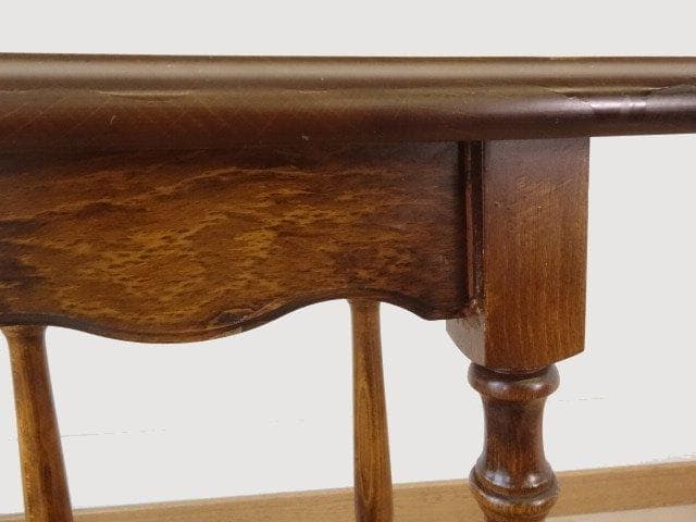 カリモク　コロニアル　花台　サイドテーブル　USED