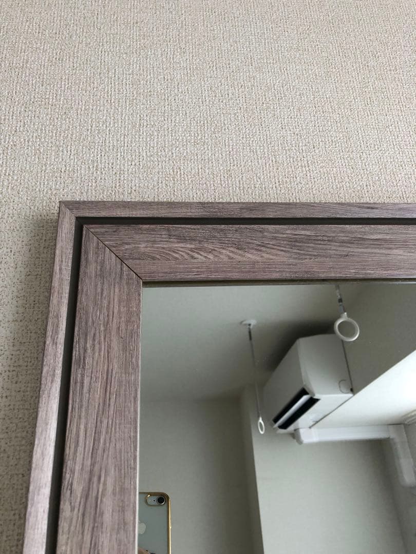 ニトリ【大型】立て掛けミラー 幅90×高さ180cm グレージュ