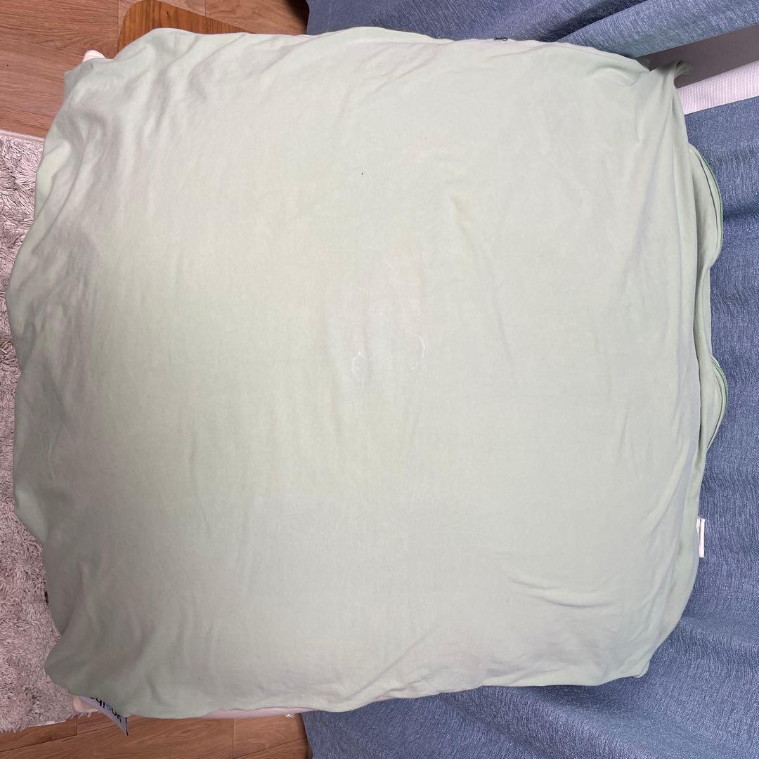 yogibo mini クリームホワイト　おいビーズ・セルフクリーニング済み