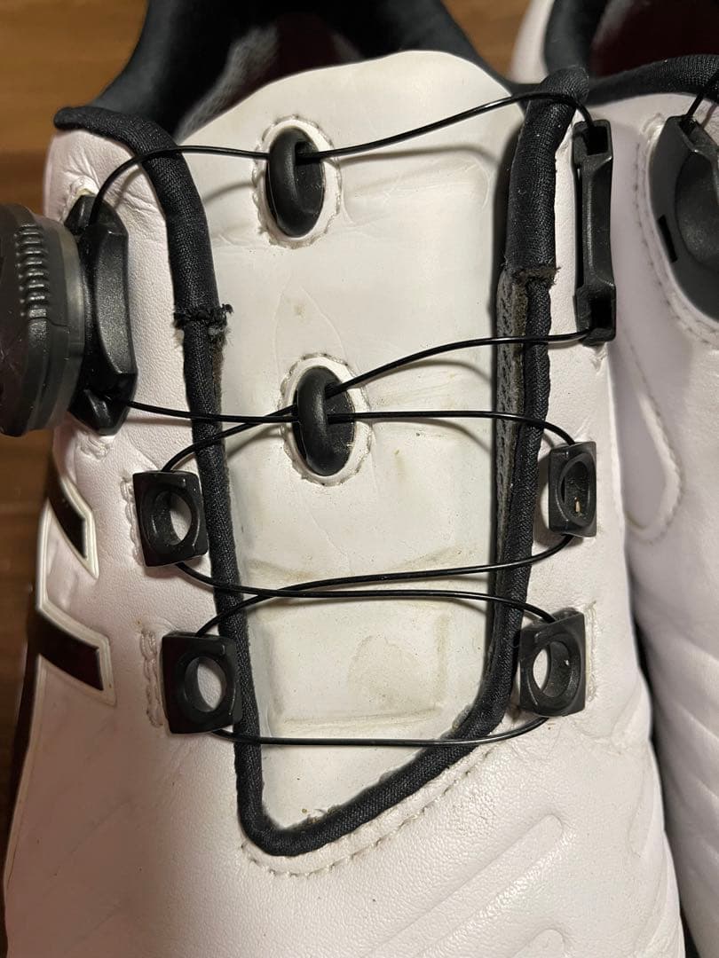 ゴルフシューズ　asics TGN919 ホワイト/ブラック　25.0cm