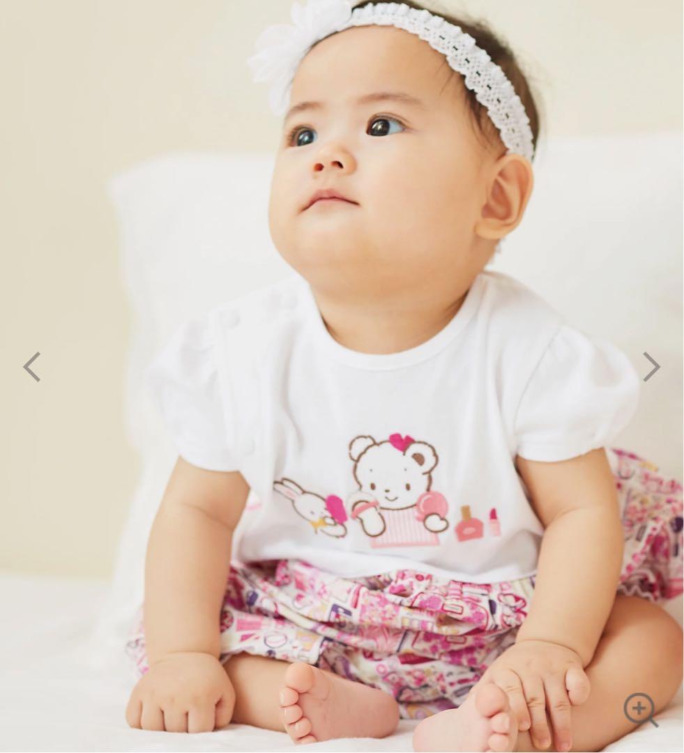 【完売品】familiar 袖付ロンパス リバティファブリック　現行品