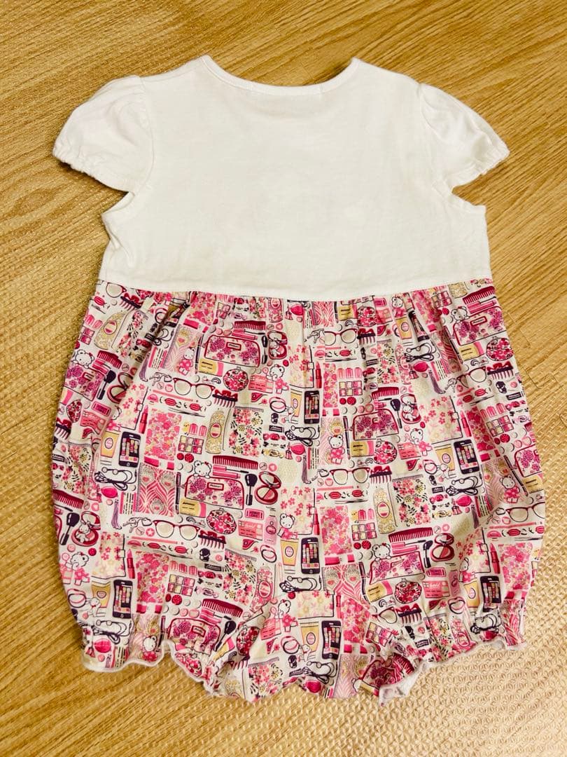 【完売品】familiar 袖付ロンパス リバティファブリック　現行品