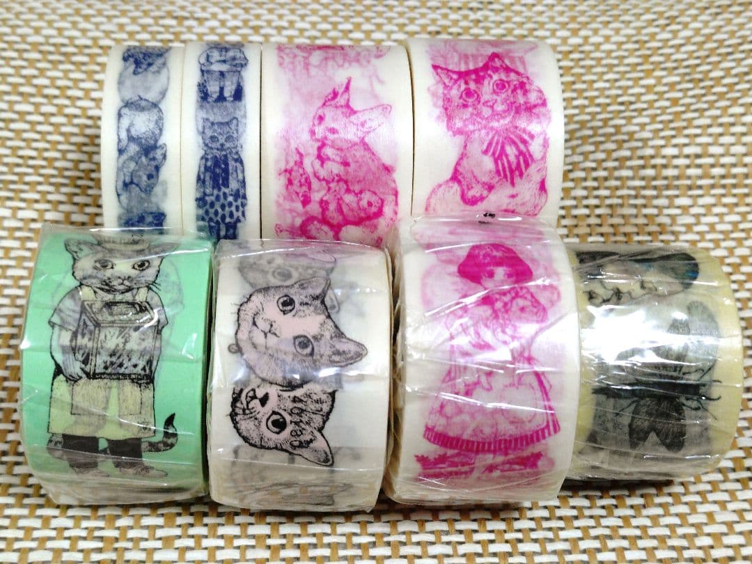 ヒグチユウコ ホルベイン マスキングテープ まとめ売り アリス パン屋 ネコ