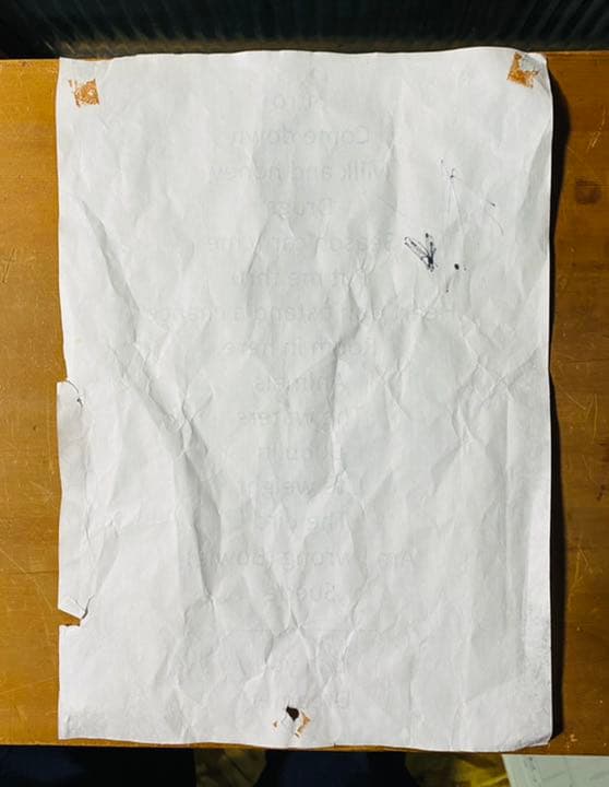 アンダーソンパーク　2016年初来日WWW 直筆サイン入りセットリスト