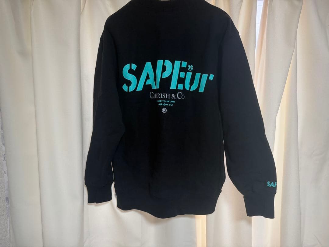 マック育児中様 SAPEur CHERISH&CO. スウェットBlack