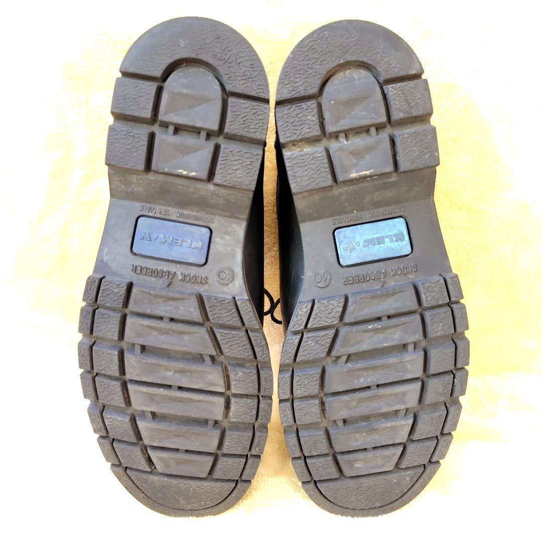 極美品 クレマン パドロール チロリアンシューズ モカシン ブラック 40 革靴