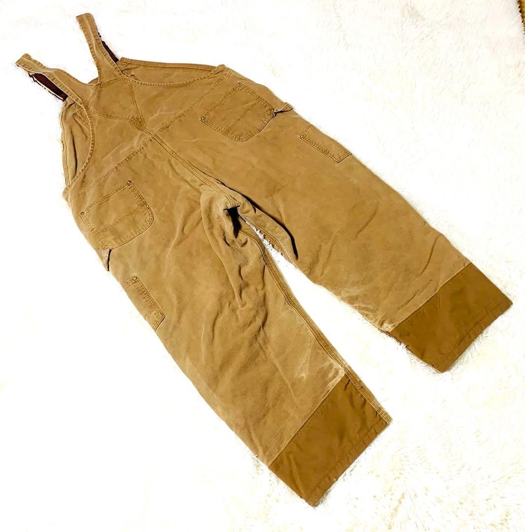 カーハート　ダブルニー　ダックオーバーオール　裏キルティング　54×32