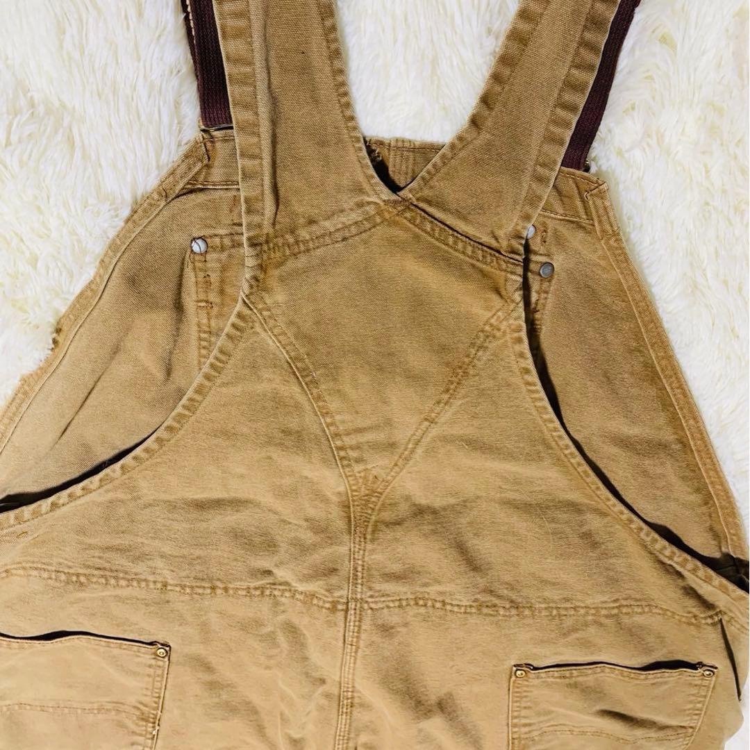 カーハート　ダブルニー　ダックオーバーオール　裏キルティング　54×32