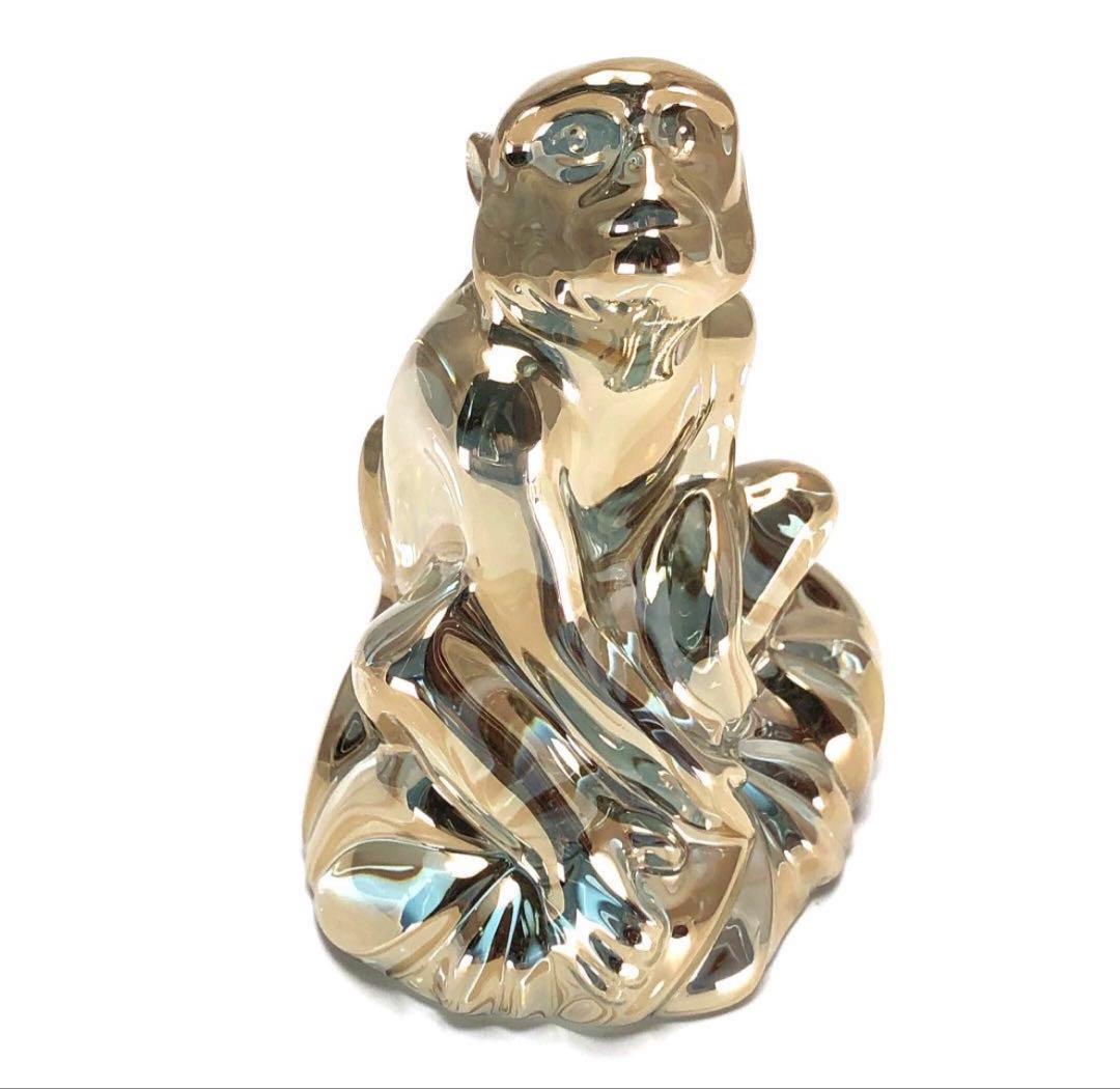 新品未使用　箱付き　バカラ　モンキー　猿　置物