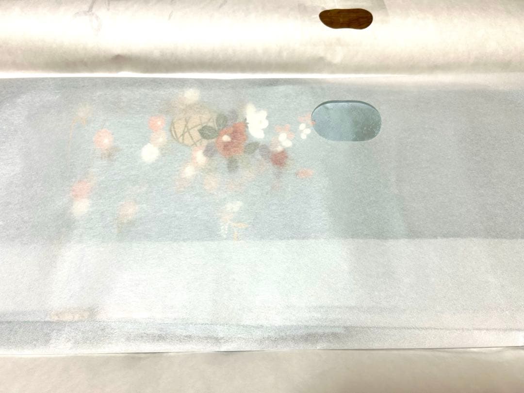 【美品】訪問着　袋帯　結婚式　水色