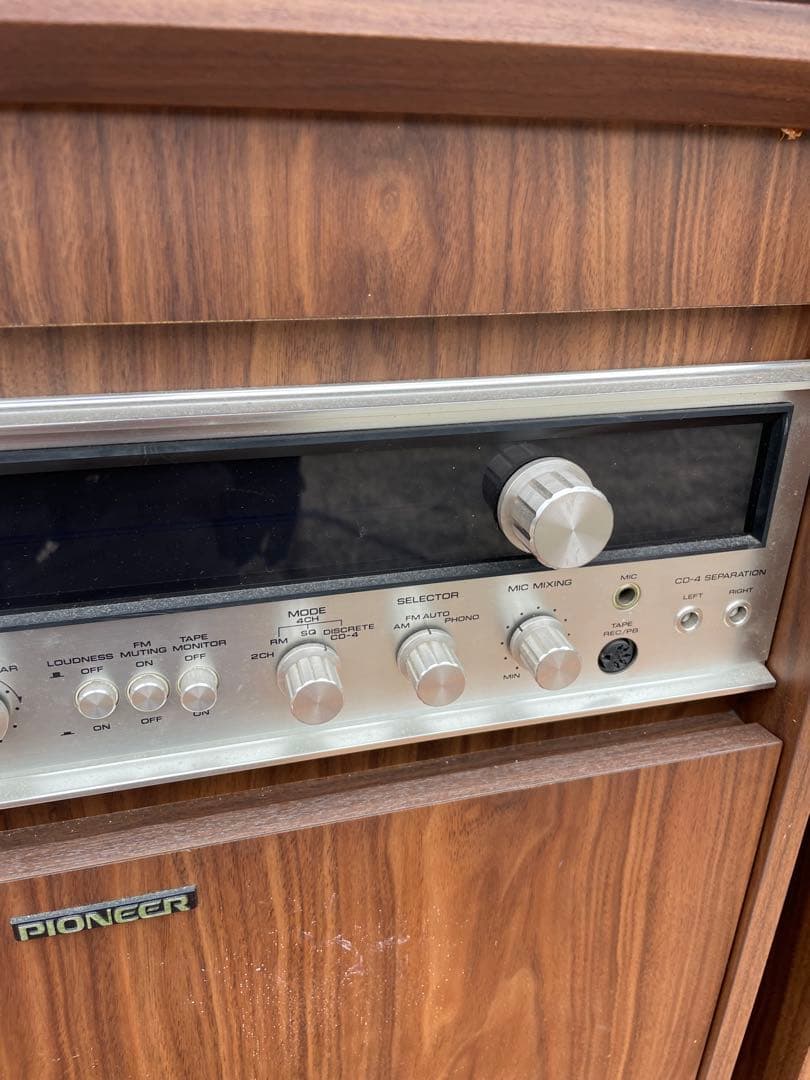 パイオニア　レコードプレーヤー　コンポ　オーディオ　昭和レトロ　ラジオ