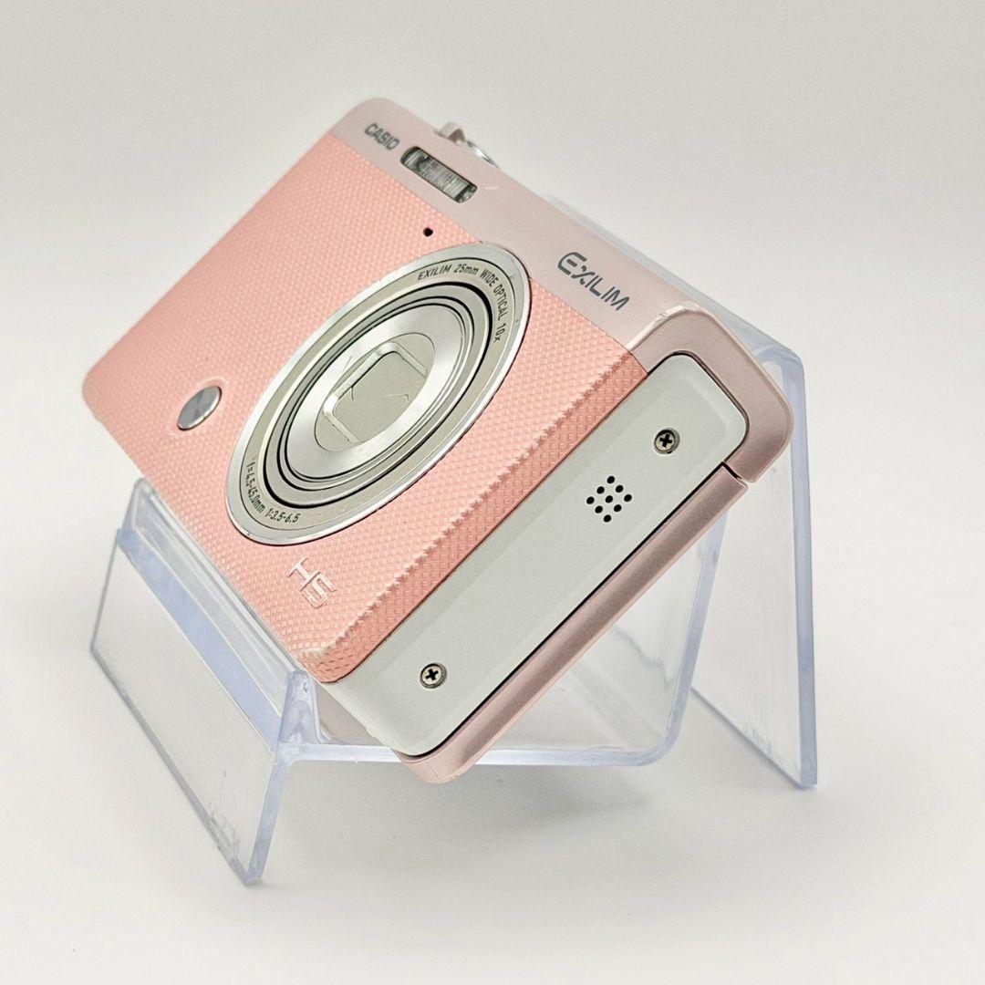 【人気カラー】CASIO EX-ZR60 動作OK ピンク デジカメ 113-7