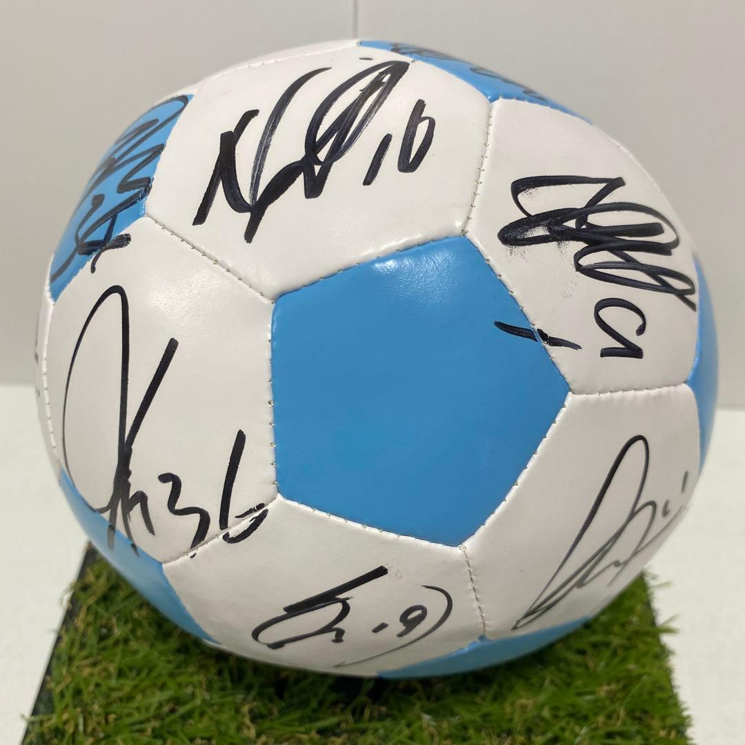 ジュビロ磐田　名波浩　松井大輔など　直筆サイン　クリアケース付き　柔らかいボール