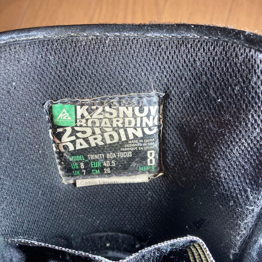 K2 TRINITY FOCUS トリプルBOA スノーボード ブーツ ブラック