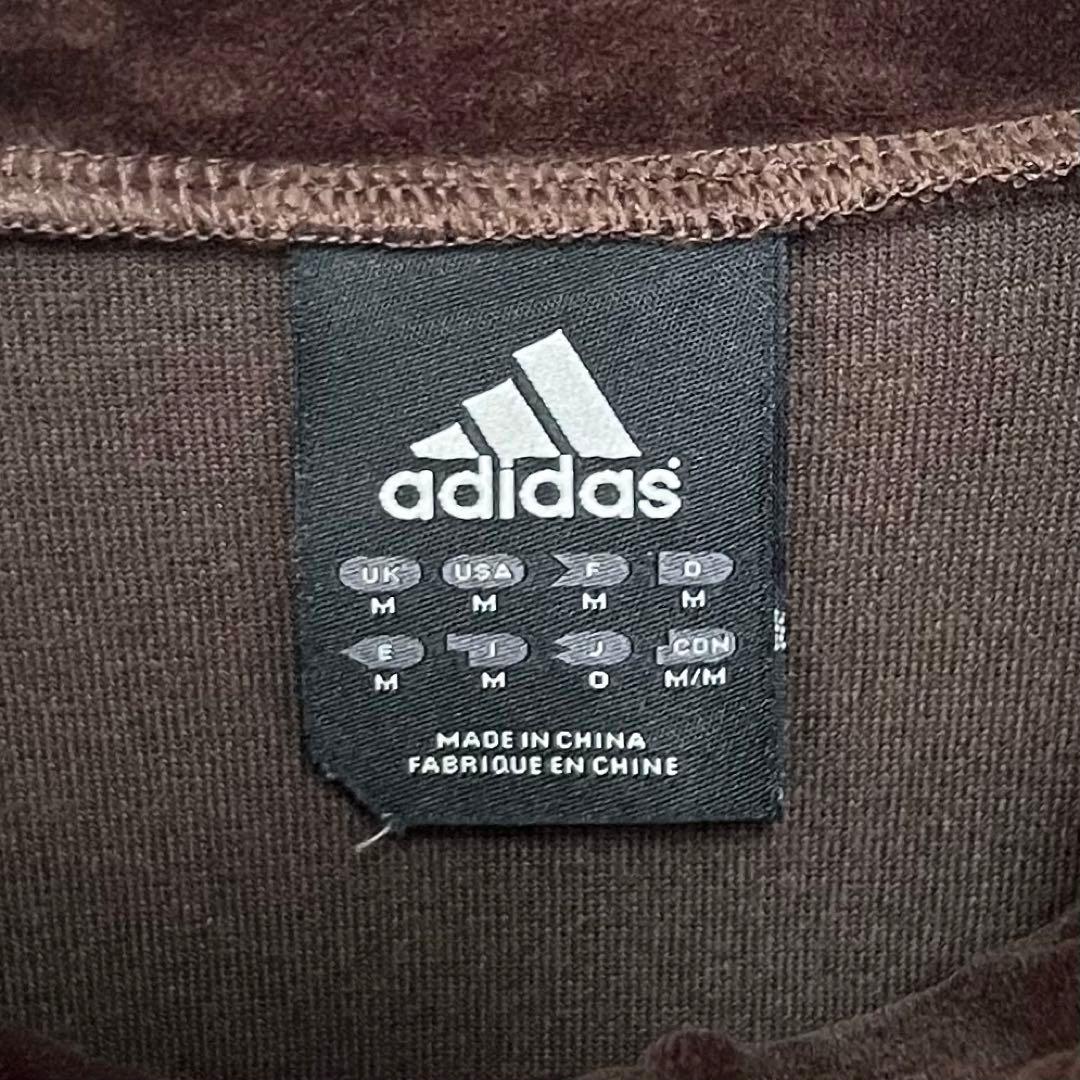 【人気のベロア‼️】adidas ジャージトラックジャケット O ブラウン 古着
