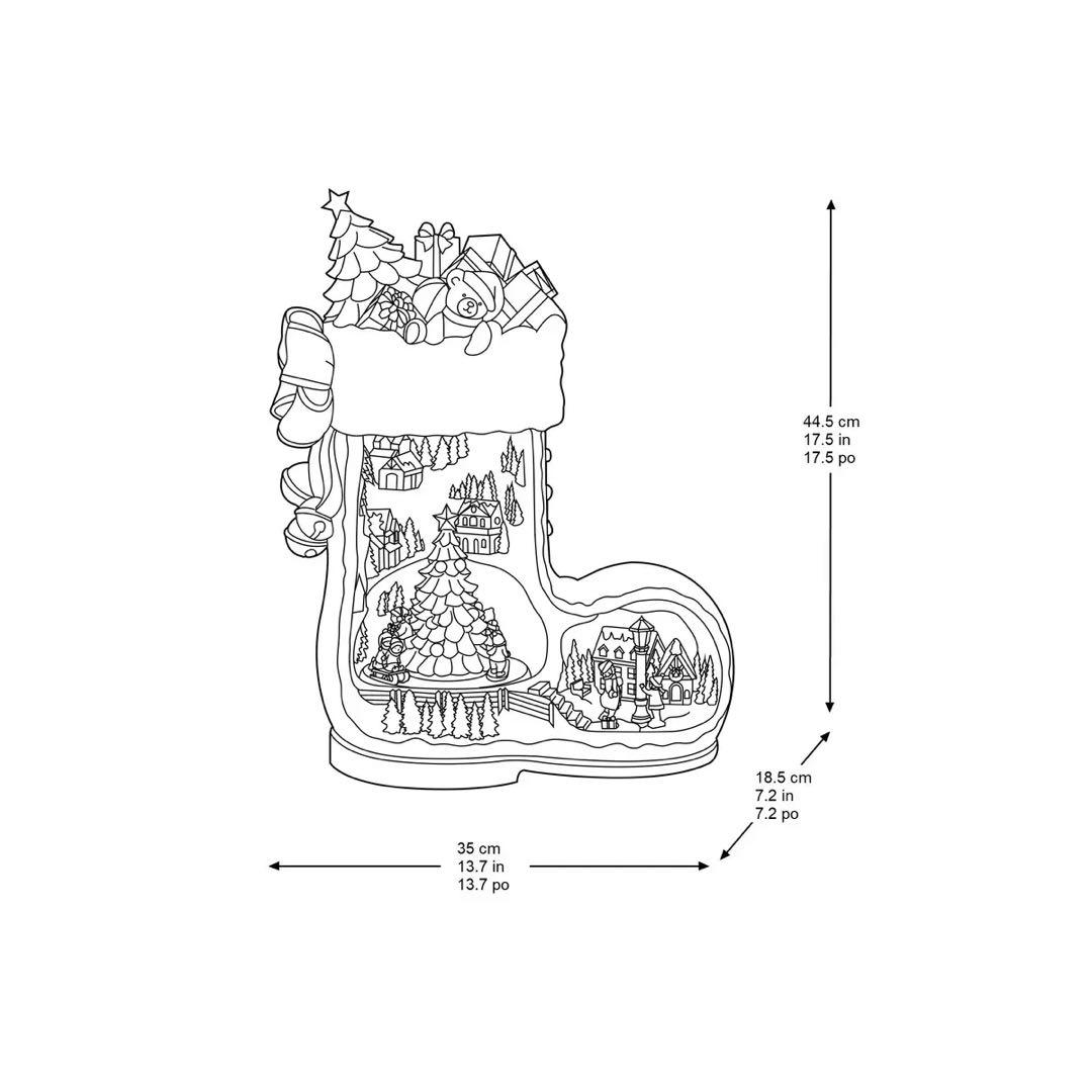 コストコ　クリスマス ブーツ型 デコレーション 8曲入り