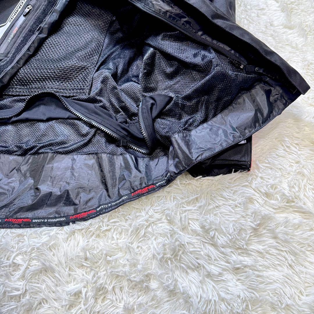 極美品✨コミネ ビッグサイズ！JK-597 オールシーズン プロテクター 黒