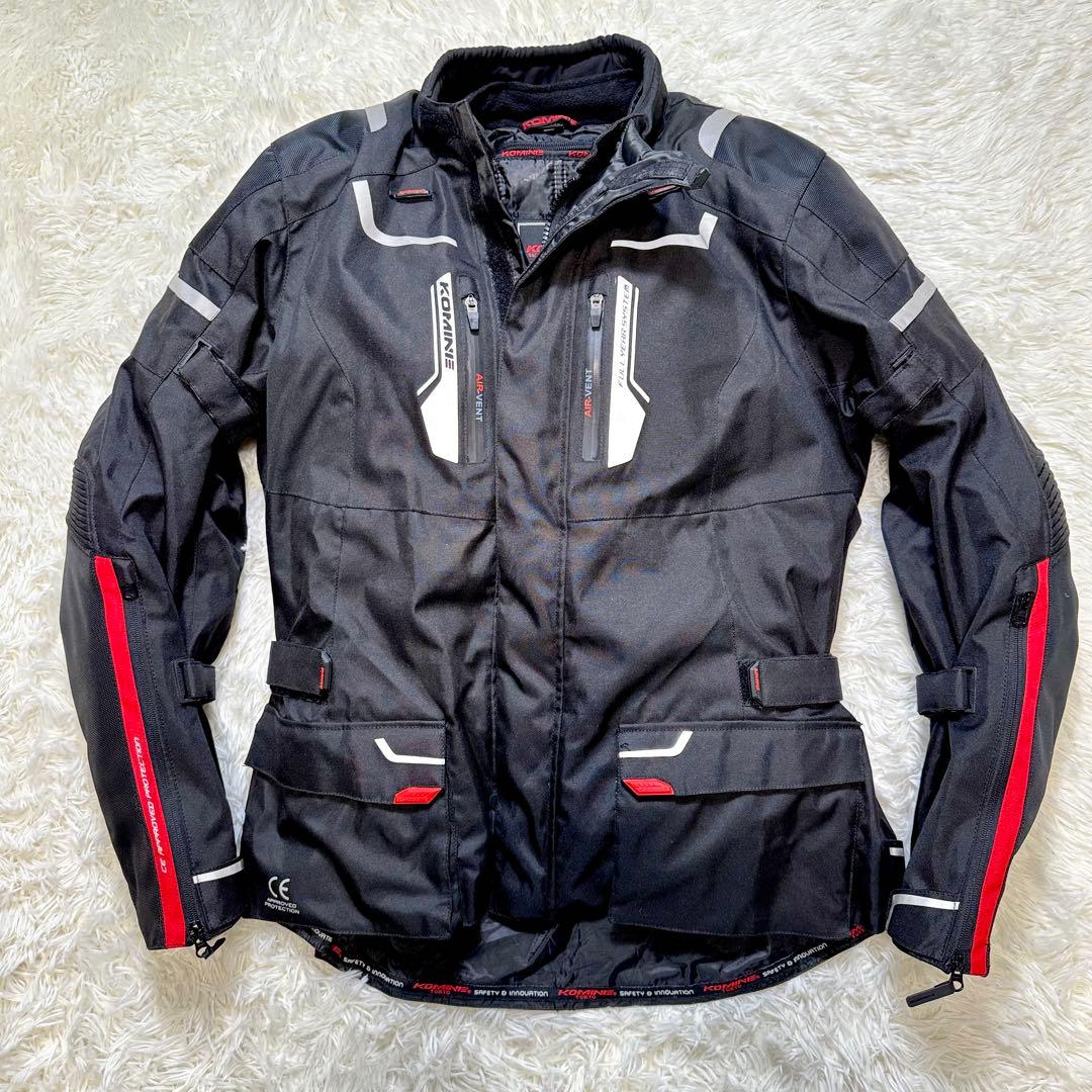 極美品✨コミネ ビッグサイズ！JK-597 オールシーズン プロテクター 黒