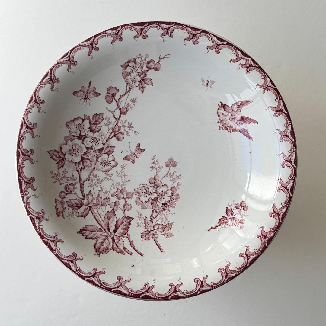 美品　フランスアンティーク　サンタマン　オーべピーヌ　コンポティエ