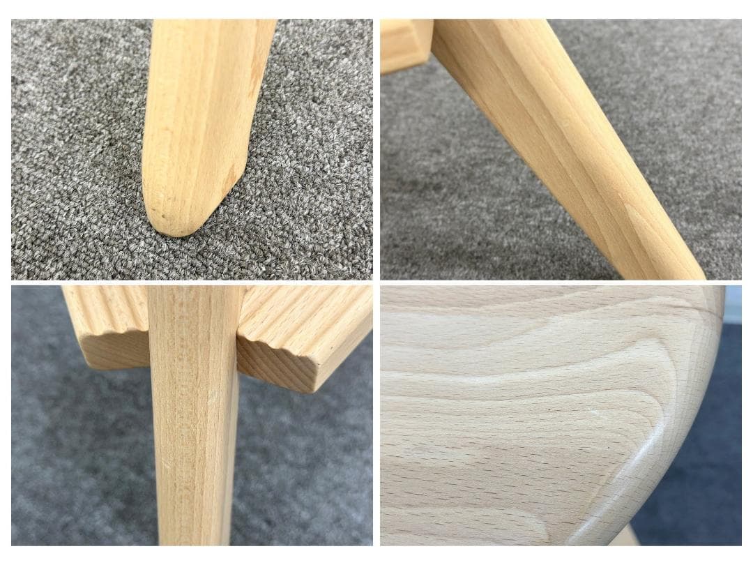 マジス■トム&ジェリー　足掛け＆昇降機能付　2脚セット　ハイカウンターチェア　白