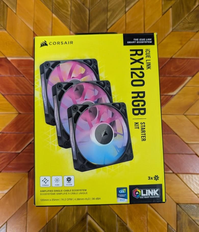 CORSAIR iCUE LINK RX120 RGB スターターキット