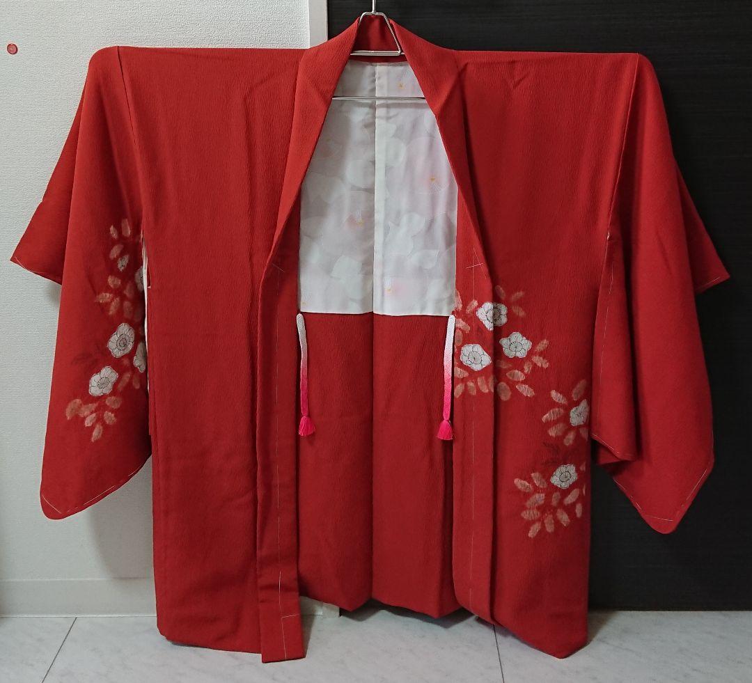 3歳 着物フルセット 被布×2 草履×2 長襦袢 七五三 初詣 正絹 肩上腰上済