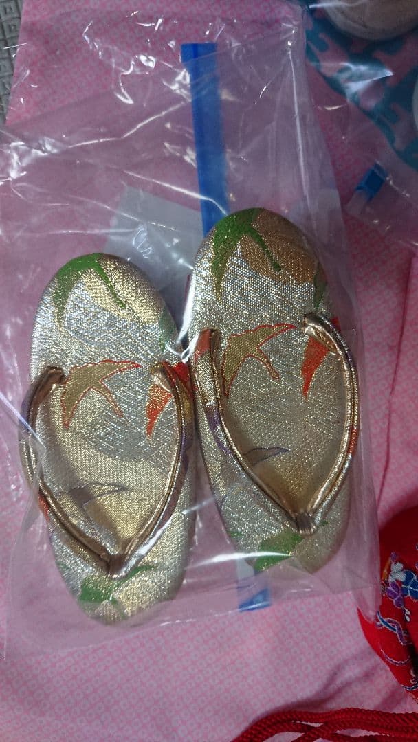 3歳 着物フルセット 被布×2 草履×2 長襦袢 七五三 初詣 正絹 肩上腰上済