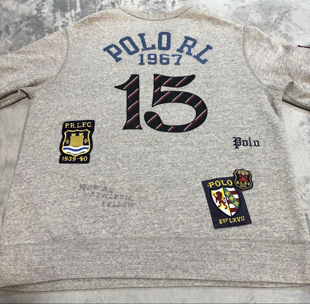 ワッペンクルーネックスウェット