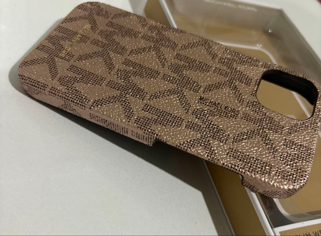 マイケルコース iPhone13 対応 ケース ローズ ロゴ