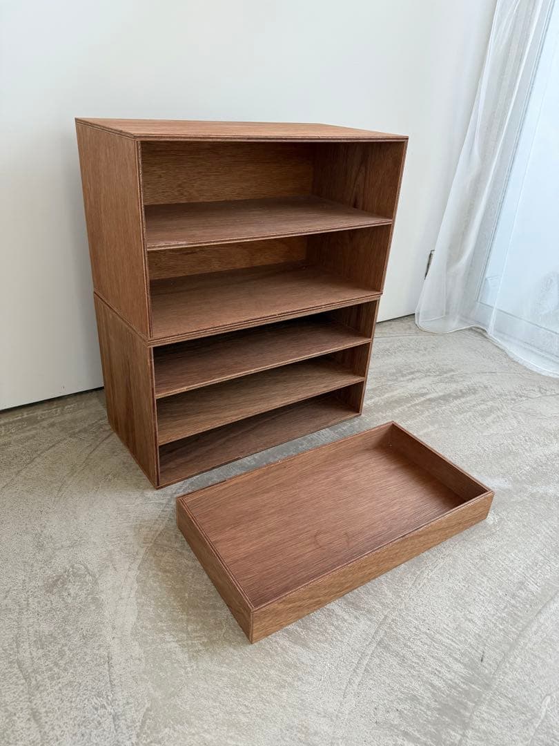 LAUAN SHELVES 3段ナチュラル　D&DEPARTMENT