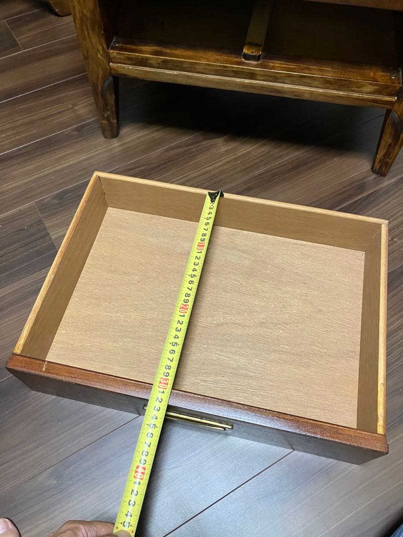 アンティーク木製サイドテーブル