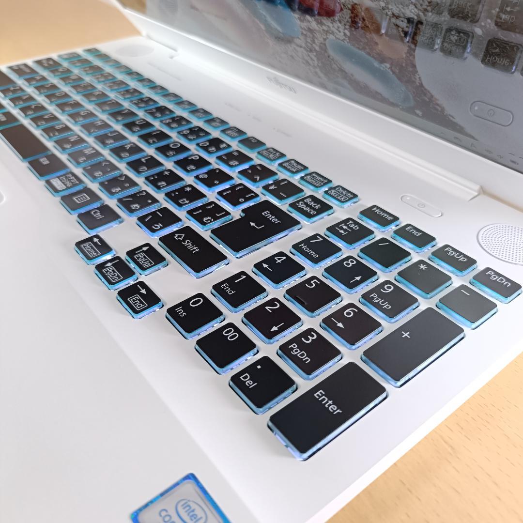 Windows11 i7 ノートPC SSD 1TB メモリ24GB 富士通 白