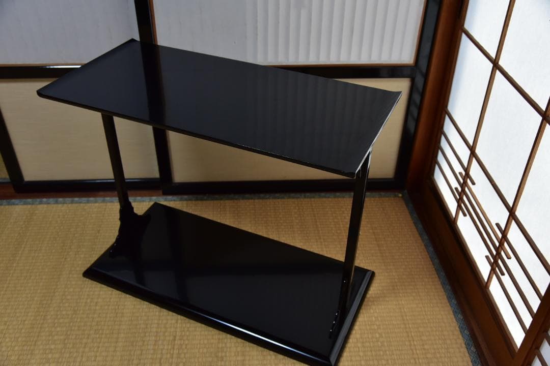 真塗　及台子【極上品】組立式　飾り棚　お茶道具／共箱