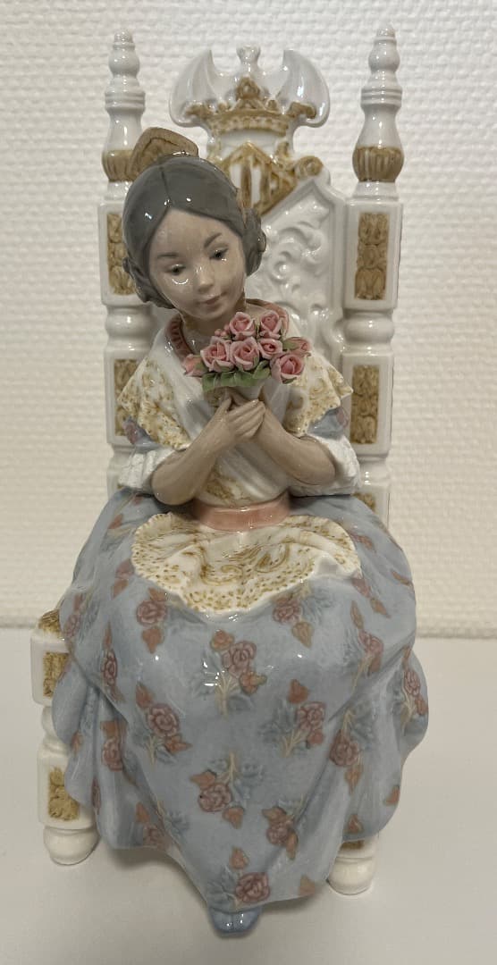 【美品】LLADROリヤドロ『バレンシアの少女』1396