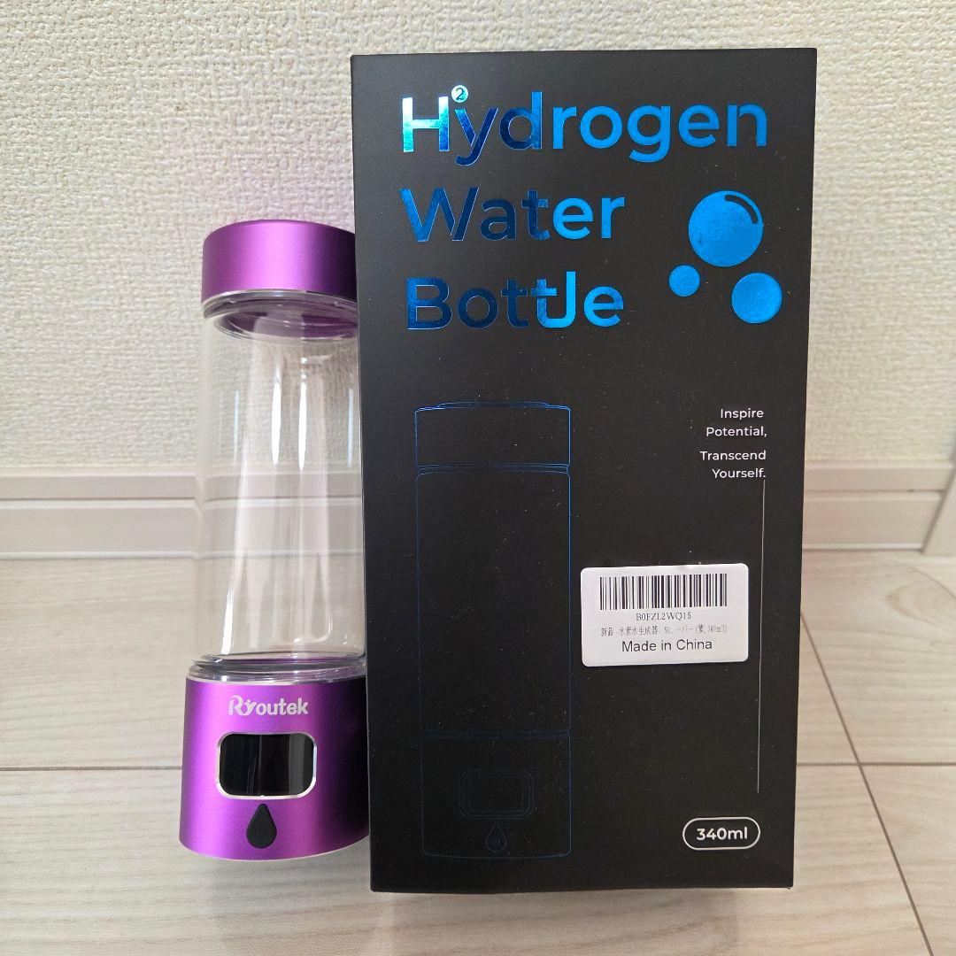 水素水生成器、5000PPB携帯式水素水 高濃度、水素イオンモード二つ付き