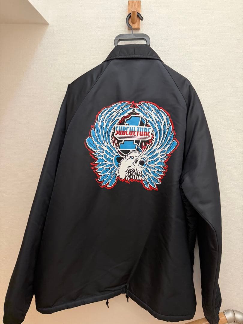 w*r様 subculture SC COACHES JACKET / BLAC