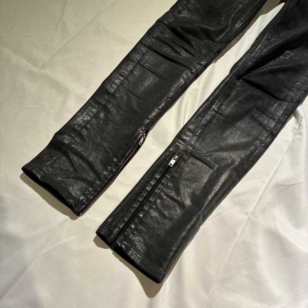 FUGAコーティングデニム 裾ジップarchive hedi y2k 00s