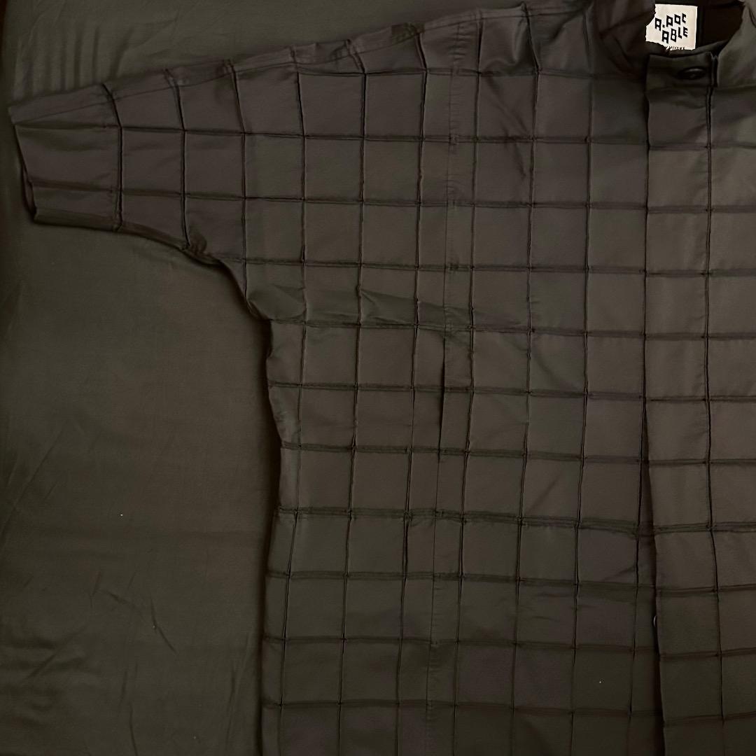 【値下げ】ISSEY MIYAKE A-POC メンズ ロング コート BK