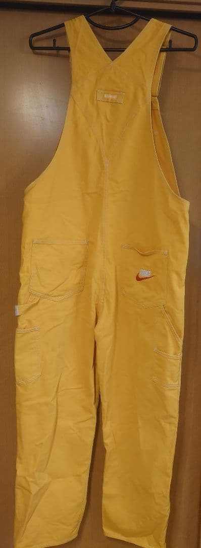 さ*る様 シュプリーム ナイキ オーバーオール L 黄