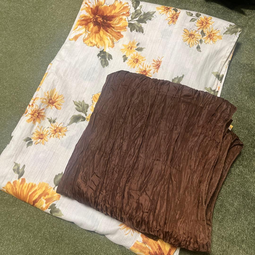 Dita 和歌山染工日本染め　浴衣セット　ひまわり