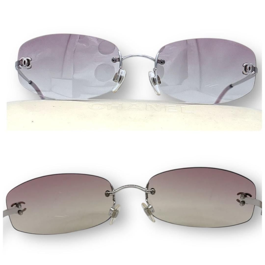 CHANEL rimless sunglasses リムレス サングラス 付属品