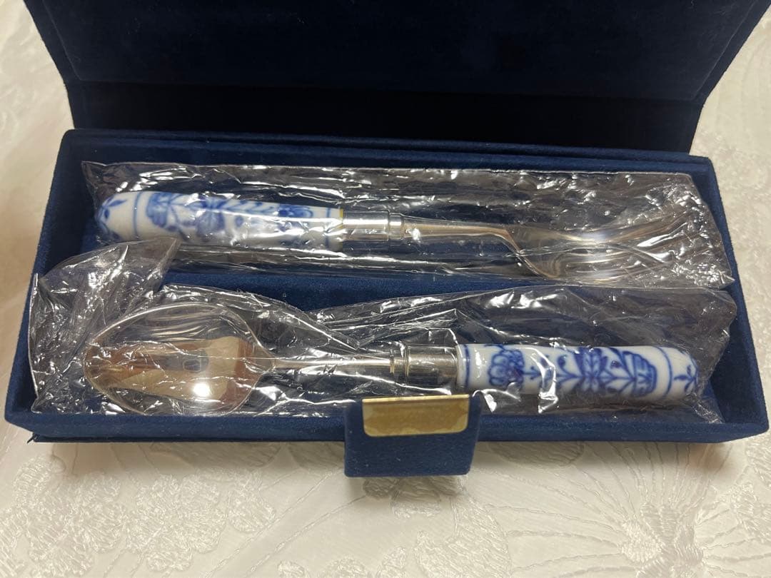 マイセン スプーン＆フォーク ブルーオニオン