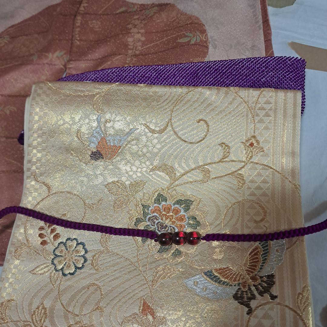 mac!　訪問着フルセット+正絹長襦袢　パールトーン加工