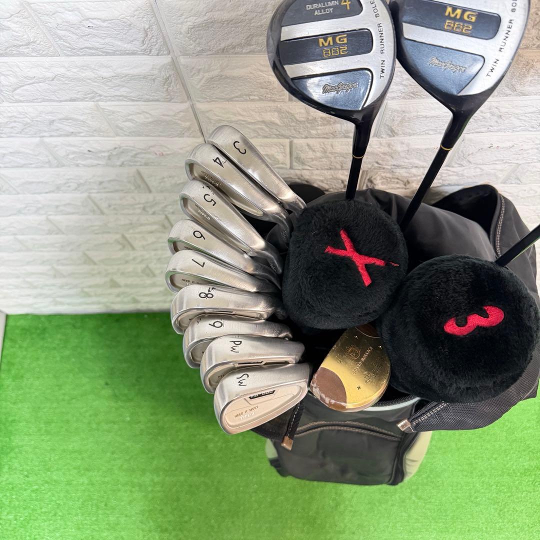 ゴルフセット　初心者応援　特価　ラウンド仕様　メンズ　右打ち　すぐ使える　R