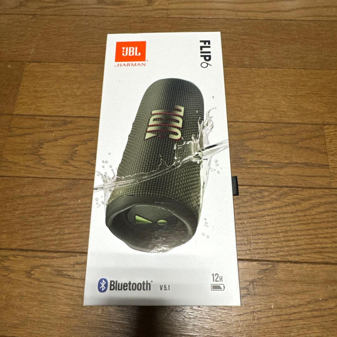 JBL FLAP6 Bluetoothスピーカー グリーン